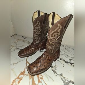 Horse Power Top Hand Collection Mens OSTRICH  boots, Size 11 EE, Asking $250.00